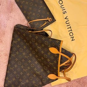 AUTHENTIC Louis Vuitton Neverfull GM - immaculate condition 9/10- Barely used!